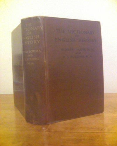 The dictionary of English history 1910 [Hardcover] - copertina