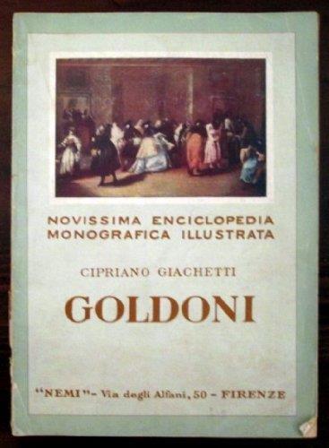 Novissima enciclopedia monografica illustrata. Goldoni - Cipriano Giachetti - copertina