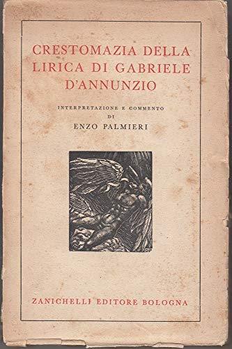 crestomazia della lirica di gabriele d'Annunzio - copertina