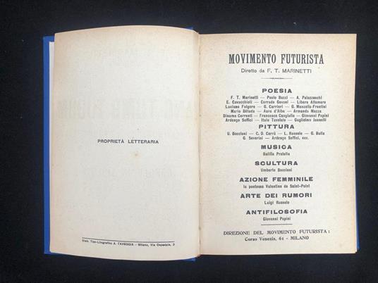 Zang Tumb Tuuum. Adrianopoli Ottobre 1912. Parole In Libertà - Filippo T. Marinetti - 5