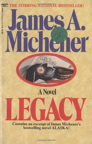 Legacy - James A. Michener - copertina