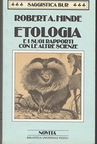 Etologia - Robert A. Hinde - copertina