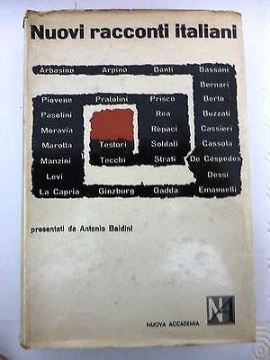 Antonio Baldini: Nuovi Racconti Italiani 1962 Nuova Accademia Edizioni A80 - Antonio Baldini - copertina