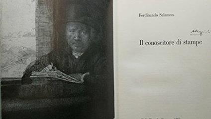 Il conoscitore di stampe - Ferdinando Salamon - copertina