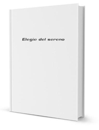 Elegie del sereno - Vittorio Locchi - copertina