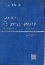 Manuale di Diritto Penale -Parte speciale 1 settima edizione