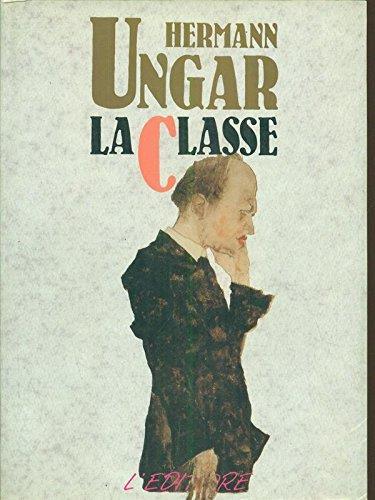 La classe - Hermann Ungar - copertina