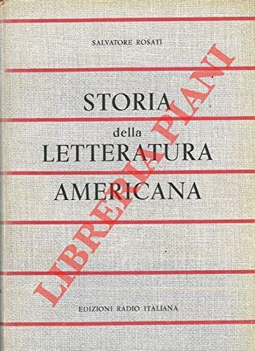 Storia della letteratura americana - Salvatore Rosati - copertina