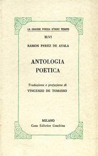 Antologia poetica - Ramon Perez de Ayala - copertina