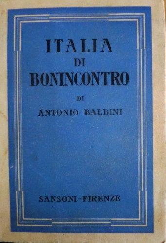 Italia di Bonincontro - Antonio Baldini - copertina