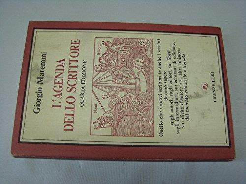 L' agenda dello scrittore Firenze libri . SC37 - Giorgio Maremmi - copertina