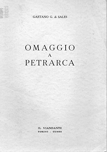 Omaggio a Petrarca - Gaetano Di Sales - copertina