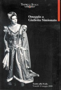 Omaggio a Giulietta Simionato - copertina