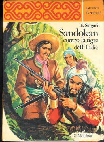 Sandokan contro la tigre dellì'India - Emilio Salgari - copertina
