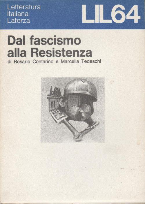 Dal fascismo alla Resistenza - Rosario Contarino - copertina