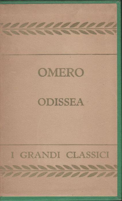 Odissea - Omero - copertina