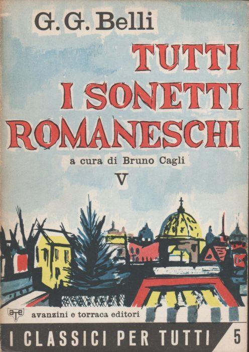 Tutti I Sonetti Romaneschi Vol. 5 - G. G. Belloni - copertina