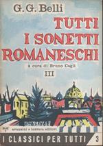 Tutti I Sonetti Romaneschi Vol Iii