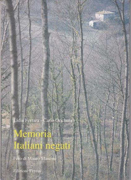 Memoria italiani negati - Lidia Ferrara - copertina