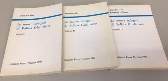 Le nuove indagini di Polizia Giudiziaria Voll. 1 , 2 , 3 - copertina