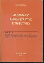 Massimario Amministrativo e Tributario - voci da 158 a 173 ( PENS-RAT)