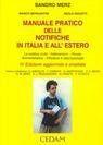 Manuale pratico delle notifiche in Italia e all\'estero. La notifica civile, fallimentare, penale, amministrativa, tributaria e internazionale - Sandro Merz - copertina