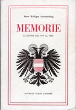 Memorie. (L'Austria dal 1918 al 1938)