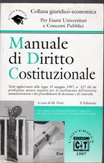 Manuale di diritto costituzionale