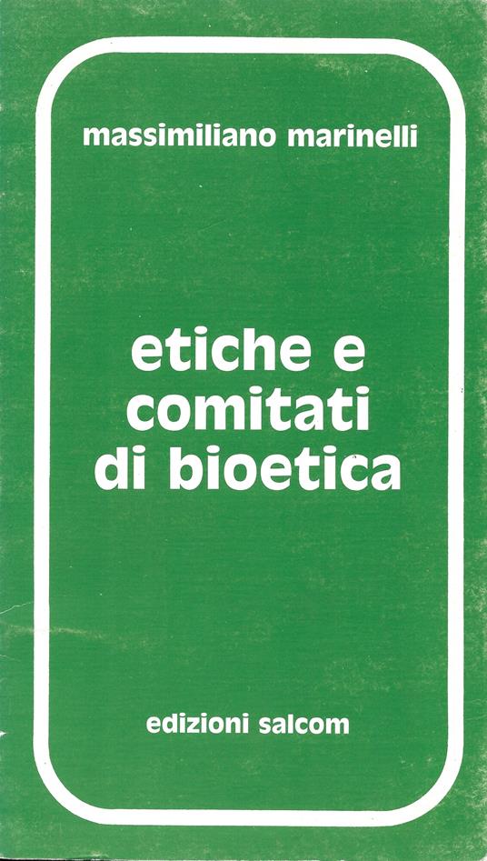 Etiche e comitati di bioetica - copertina