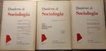 Quaderni Di Sociologia Nuova Serie. 1974 Annata Completa - 3 Riviste -