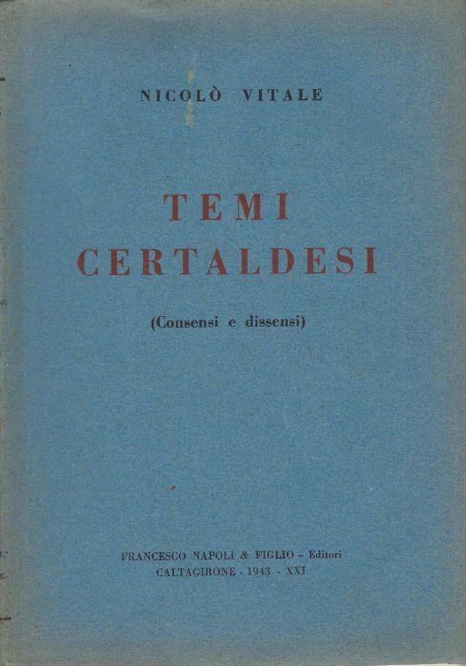 Temi certaldesi ( Consensi e dissensi) - copertina