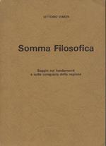 Somma filosofica : saggio sui fondamenti e sulle conquiste della ragione