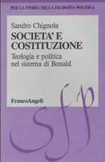 Società e Costituzione : teologia e politica nel sistema di Bonald