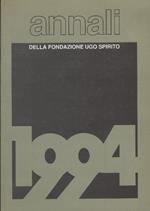 Annali della Fondazione Ugo Spirito 1994 VI