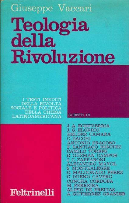 Teologia della rivoluzione - Giuseppe Vaccari - copertina