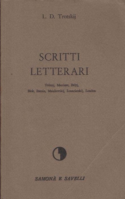 Scritti letterari - Lev Trockij - copertina