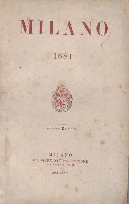 Milano 1881 - copertina