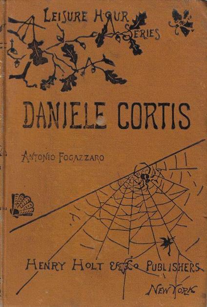 Daniele Cortis : a novel - copertina