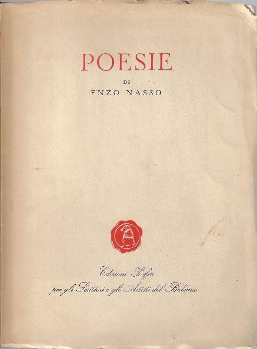 Poesie - Enzo Nasso - copertina