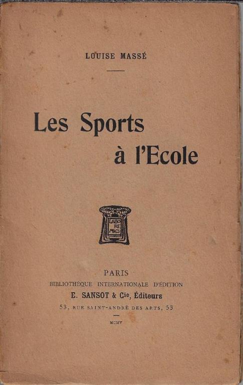 Les sports à l'Ecole - copertina