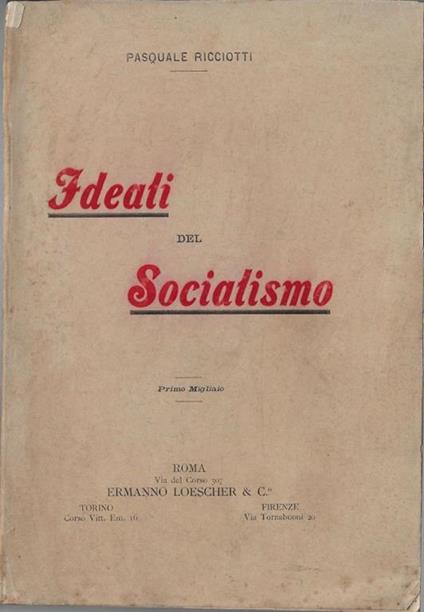 Ideali del socialismo - copertina