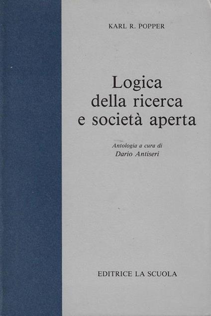 Logica della ricerca e società aperta - Karl R. Popper - copertina