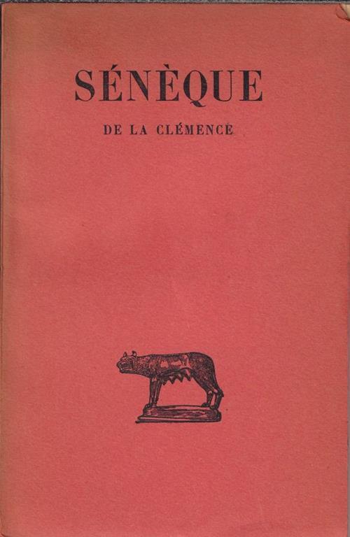 De la clémence - copertina