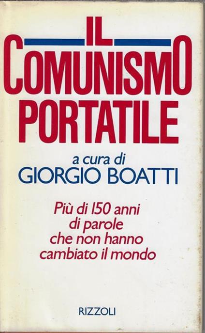 Il comunismo portatile - Giorgio Boatti - copertina