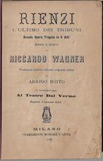 Rienzi l'ultimo dei tribuni : grande opera tragica in 5 atti