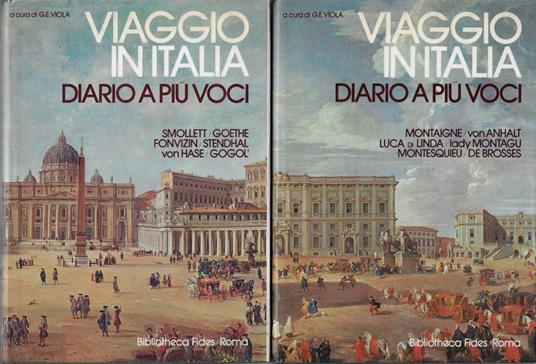 Viaggio in Italia : diario a più voci - copertina