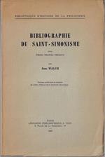 Bibliographie du Saint-simonisme : avec trois textes inédits