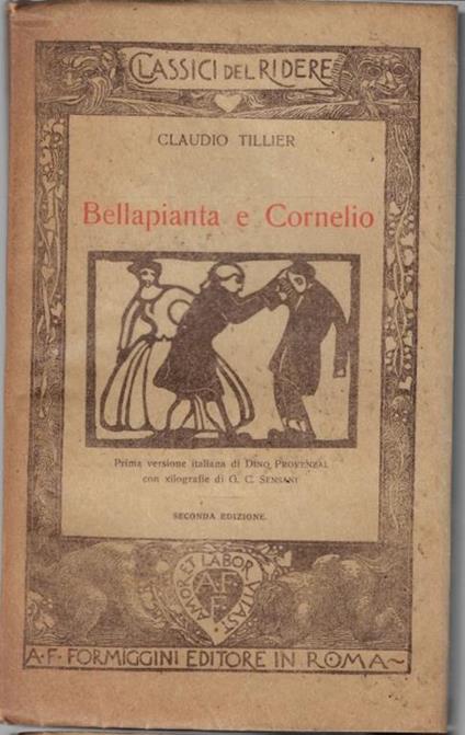 Bellapianta e Cornelio - Claude Tillier - copertina