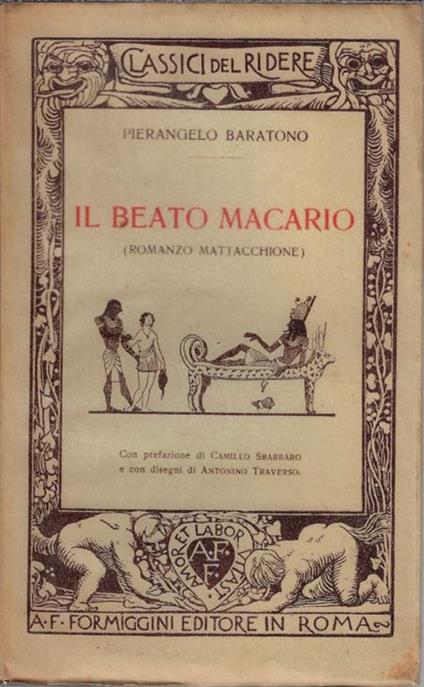 Il beato Macario : romanzo mattacchione - Pierangelo Baratono - copertina