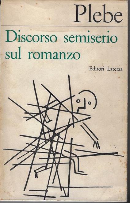 Discorso semiserio sul romanzo - Armando Plebe - copertina